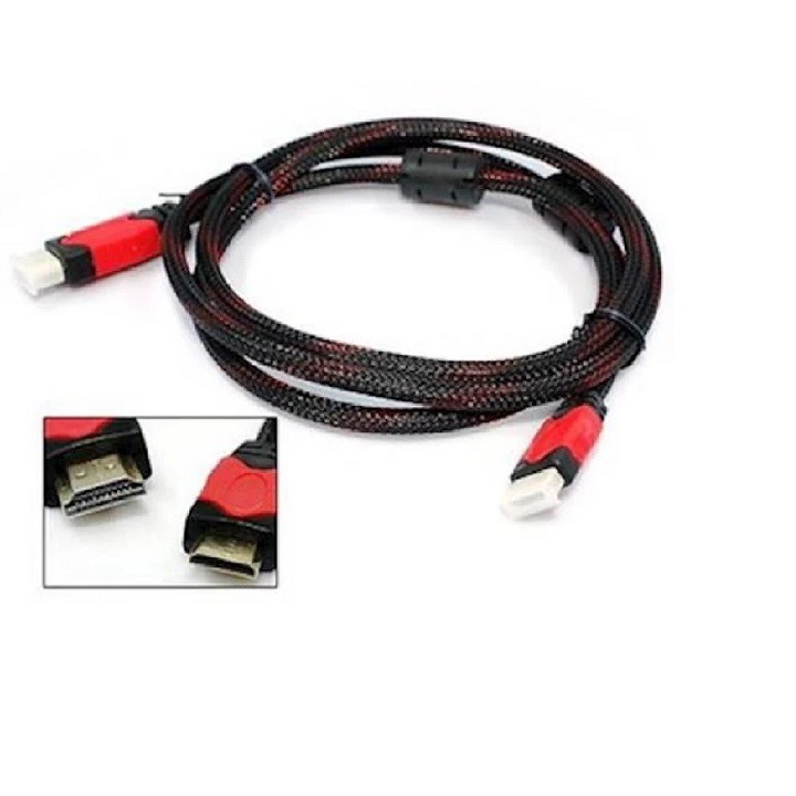 Dây HDMI 5m bọc lưới chống nhiễu - Cáp HDMI 5m chống nhiễu - HDMI chống nhiễu 5m