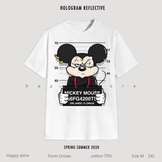 Áo thun nam nữ chuột mickey bảng