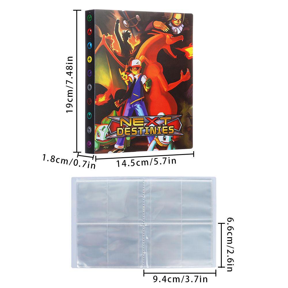 Album Đựng Thẻ Bài Pokemon VMAX GX EX Kiểu Hoạt Hình Dễ Thương