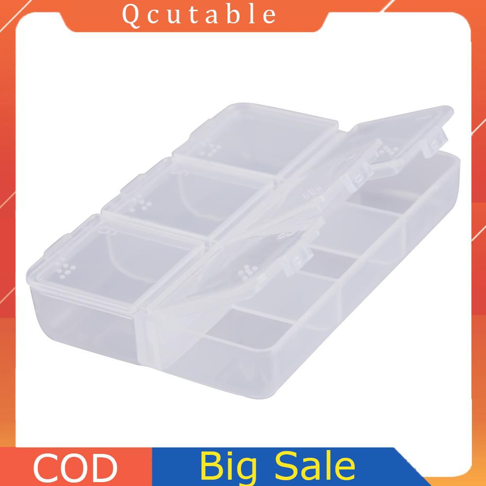 Hộp Nhựa Đựng Thuốc 6 Ngăn Tiện Lợi