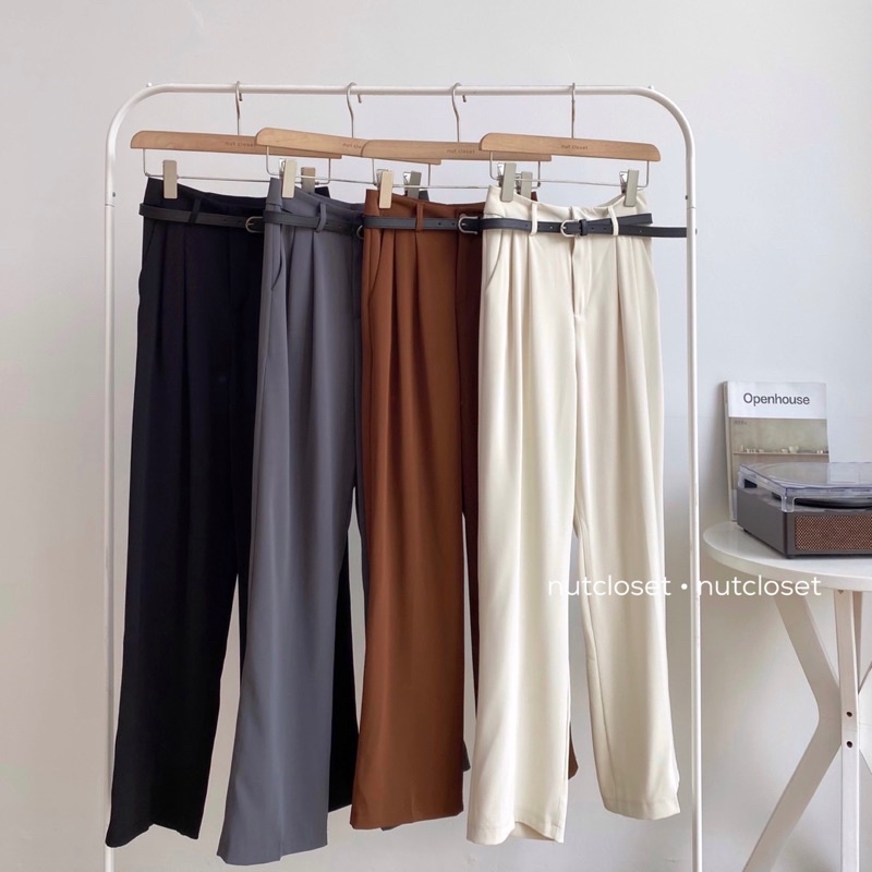 Quần vải suông hai li 689_Q0207