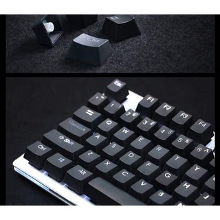 Set Keycap PBT White Doubleshot xuyên led (có hỗ trợ layout Corsair)