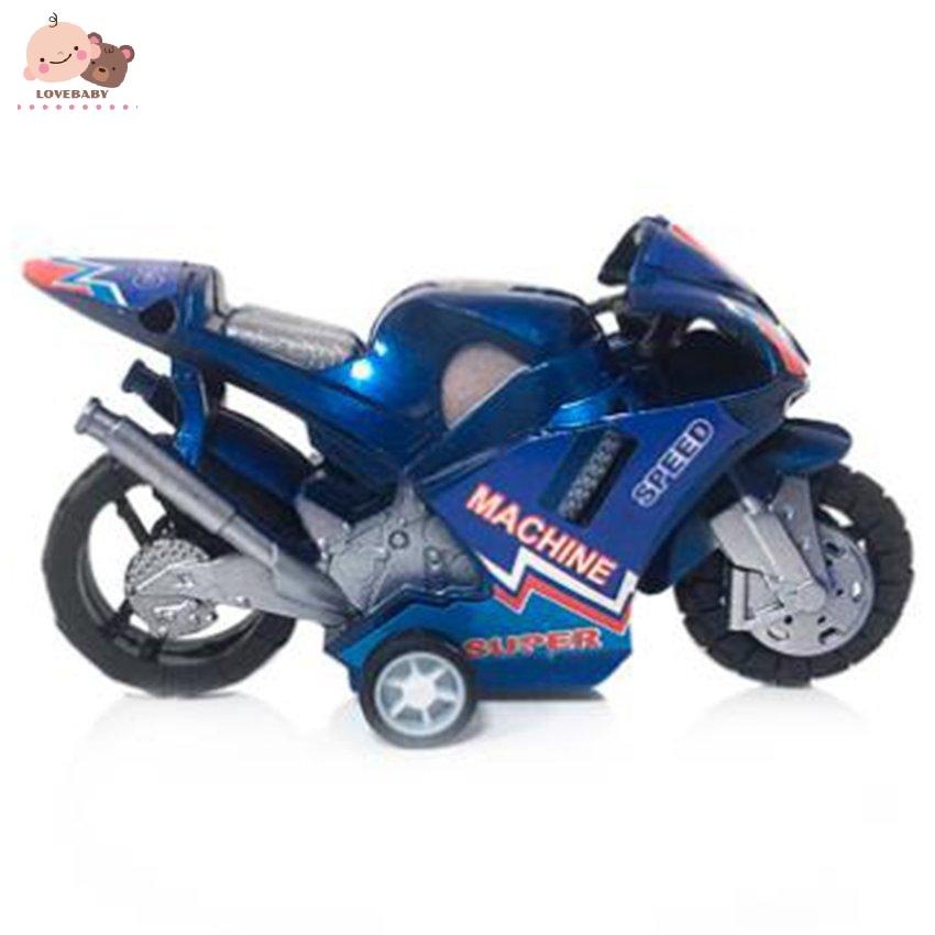 [HOT]Kids Children Plastic Pull Back Car Beach Four-wheel Motorcycle Model Gifts