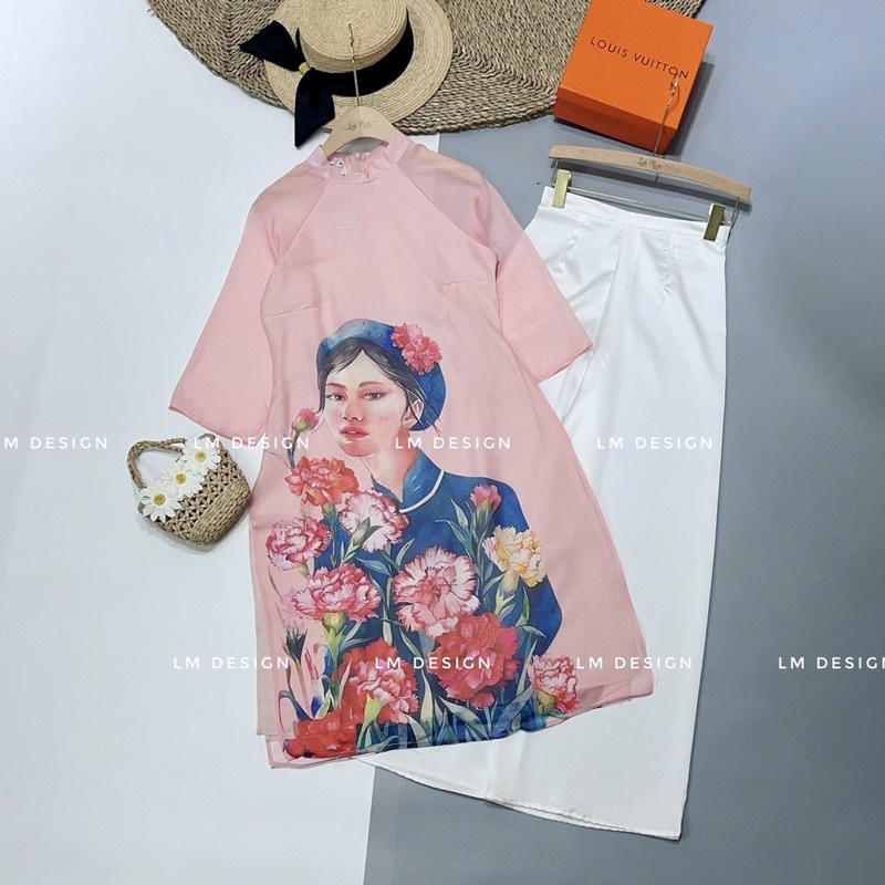🌈ÁO DÀI CÁCH TÂN CÔ GÁI TƠ MỀM SIZE S,M 🍀