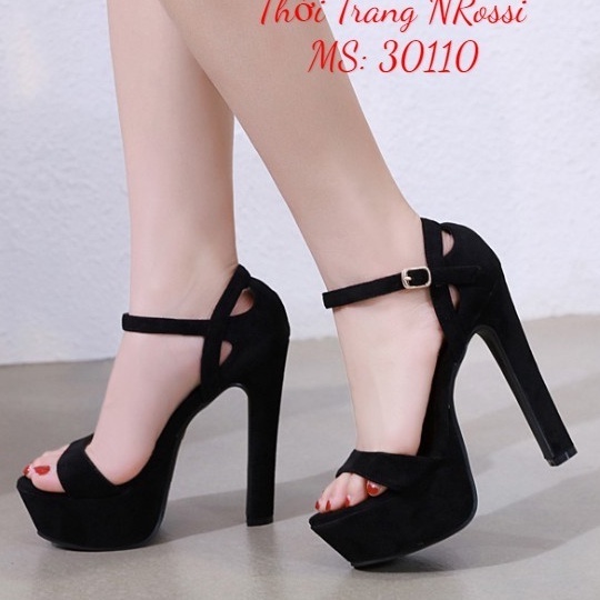 ❤FREESHIP50K❤ Giày cao gót nữ NRossi đúp mũi gót vuông big size 40 41 42 43 44
