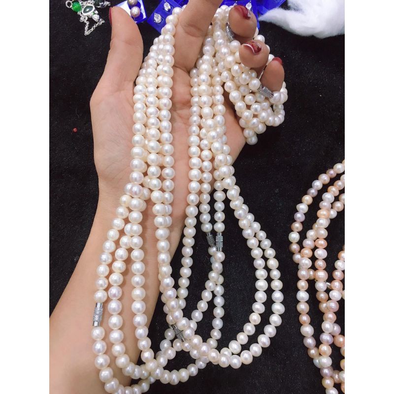 Bộ trang sức trai thiên nhiên set 4 món làm quà tặng sang trọng đẳng cấp