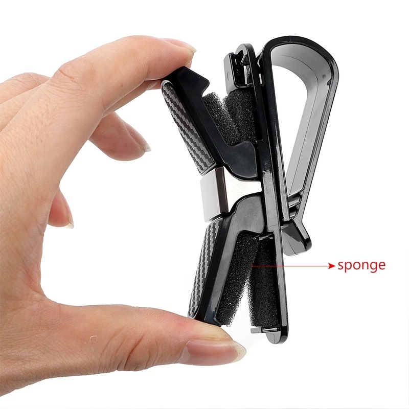 Tấm Che Nắng ABS 180 Độ Dành Cho Xe Hơi° Kẹp Giữ Mắt Kính / Thẻ Đa Năng Kèm Kẹp Xốp Tiện Dụng