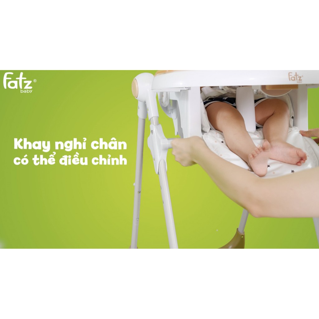 GHẾ CAO ĂN DẶM CHO BÉ FB7202BN FATZBABY