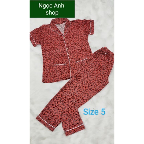 Bộ pijama thun tay ngắn quần dài