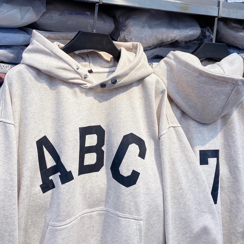 ÁO HOODIE XÁM A.B.C UNISEX NAM NỮ [ RẺ VÔ ĐỊCH ] | BigBuy360 - bigbuy360.vn