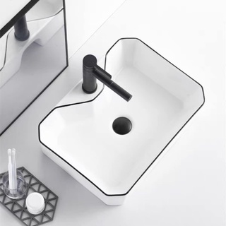 [ lavabo đặt bàn vuông dễ dàng lắp đặt ] mẫu mới giá rẻ