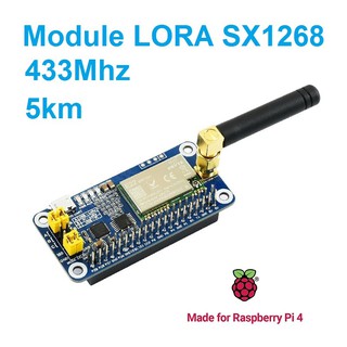 Module Thu Phát Tầm Xa Lora SX1268 433MHz 5Km Cho Raspberry Pi