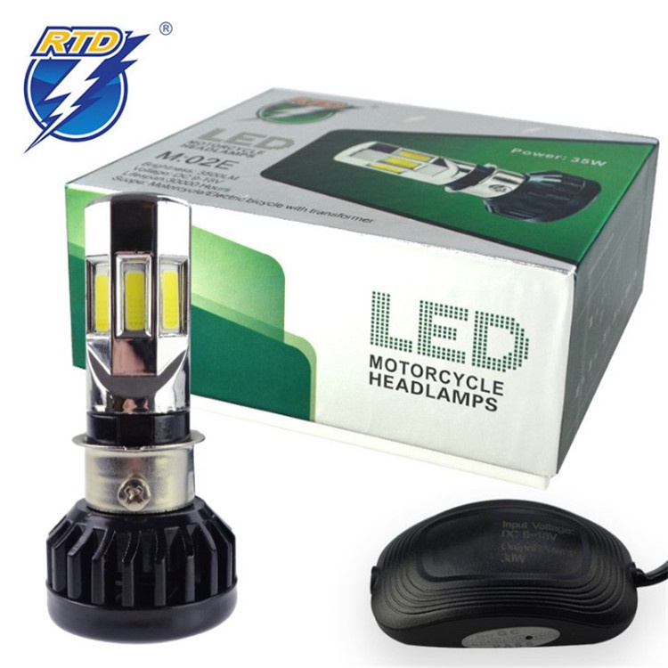 Đèn pha led 6 tim RTD xịn 35W-Đèn pha led xe máy