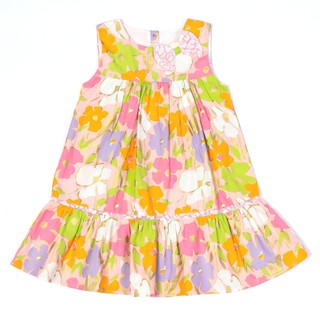 [GALYBY] Áo đầm bé gái Ruby thô cotton hoa xòe