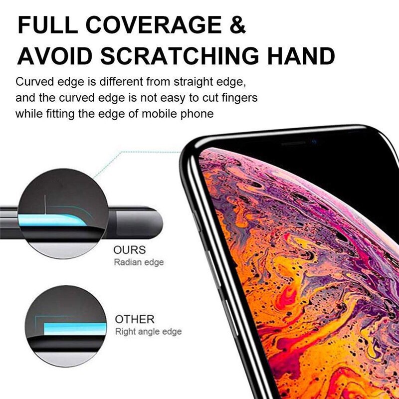 Kính Cường Lực 10D Bảo Vệ Màn Hình Cho iphone 14 13 12 Pro max 12 13 mini 11 Pro X XS max XR 13 Pro max SE 2020 6 6S + 7 8 plus