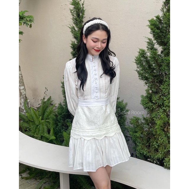 Váy trắng dáng đuôi cá hack eo tôn dáng CINDY DRESS | BigBuy360 - bigbuy360.vn