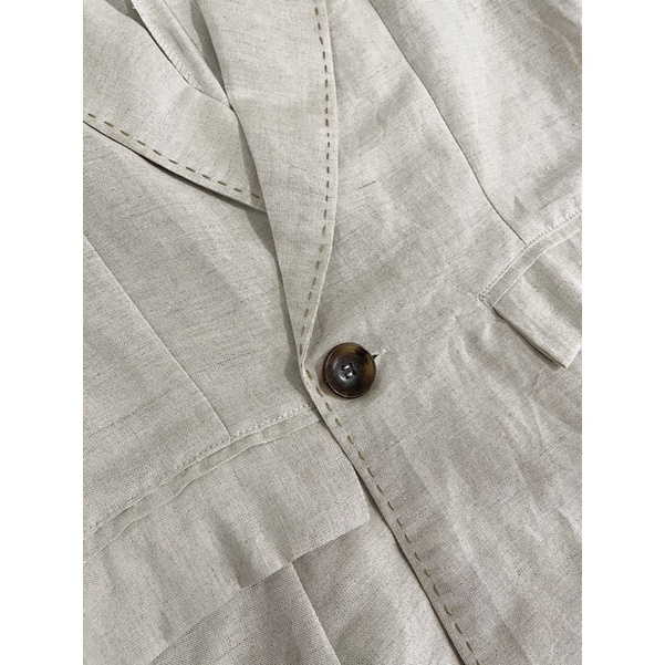 Set Blazer Linen premium