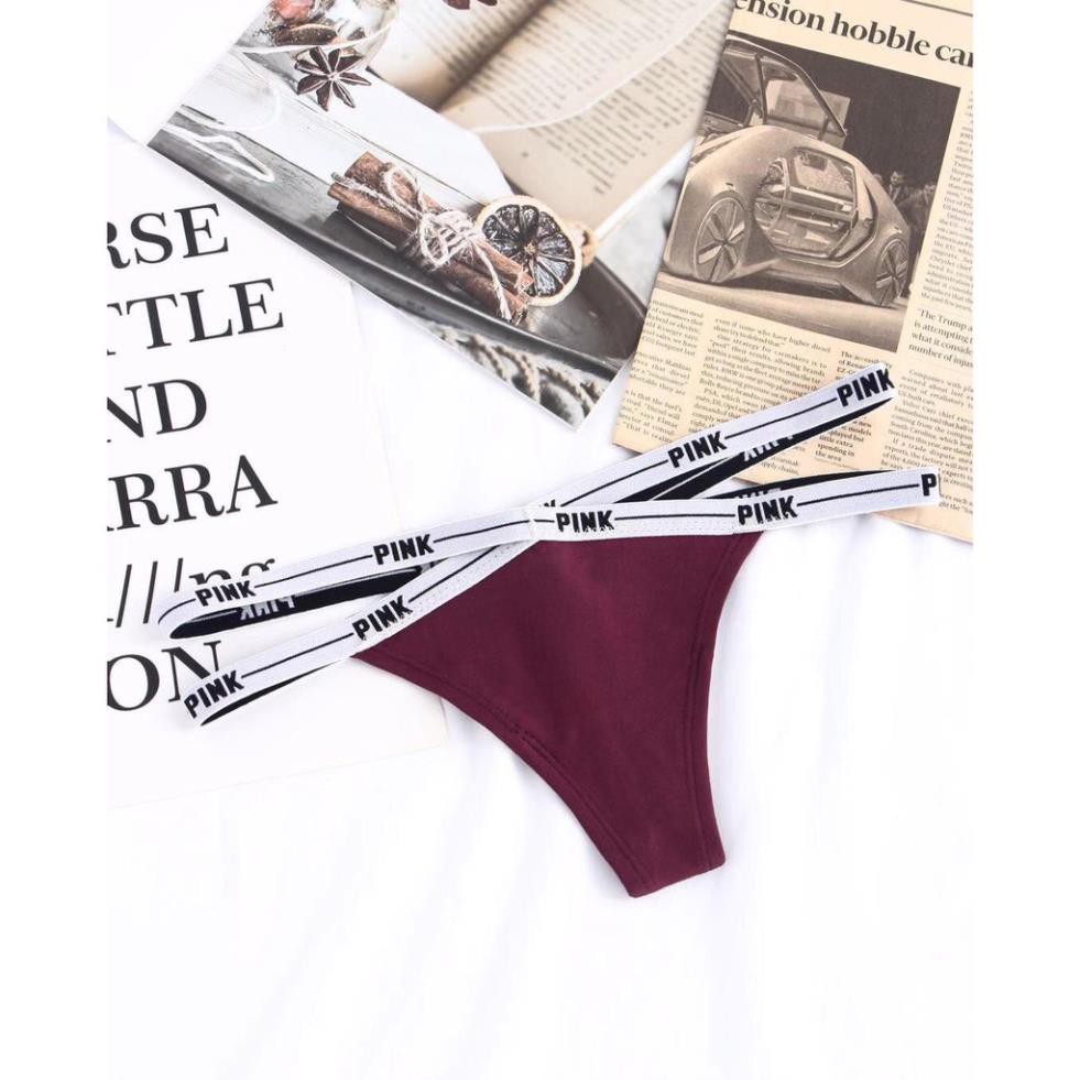 Quần lót Vicky lọt khe cotton dây chéo chữ MT008