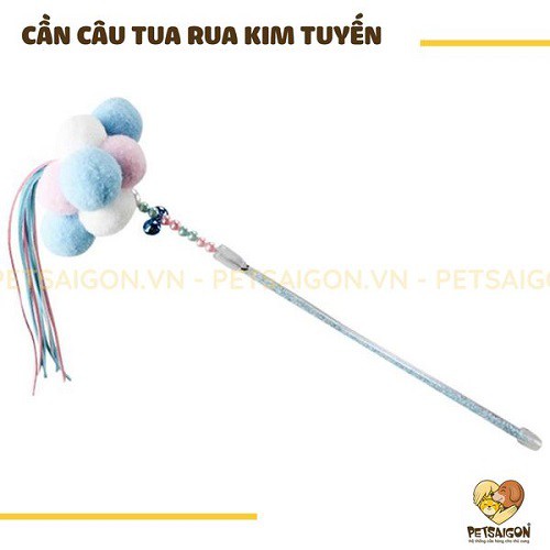CẦN CÂU TUA RUA KIM TUYẾN CHO MÈO