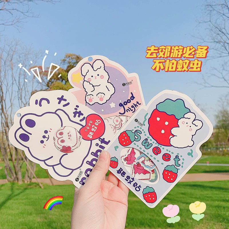 Sticker chống muỗi dán lên quần áo mùi hương dễ chịu