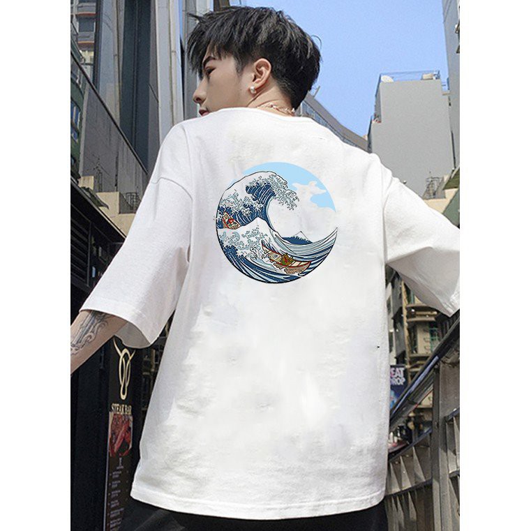 Áo thun unisex form rộng Nhật Bản đẹp độc lạ phong cách cá tính vải dày mịn 2019T2380