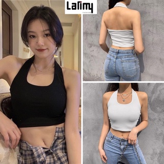 Áo Croptop 3 Lỗ Cổ Polo Cài Cúc Sexy, Áo Thun Nữ Khoét Nách Hở Lưng Chất Thun Freesize Siêu Xinh Latimy DB61