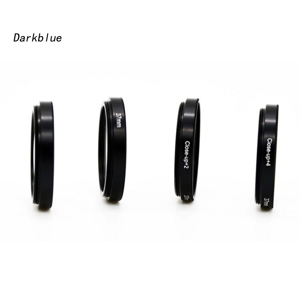 Set 4 Bộ Lọc Ống Kính Máy Ảnh SLR 37-82mm + 1 + 2 + 4 + 10