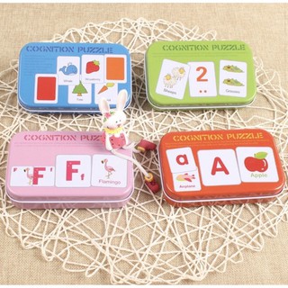 THẺ FLASH CARD DẠNG HỘP SẮT [NHIỀU CHỦ ĐỀ] DÀNH CHO BÉ