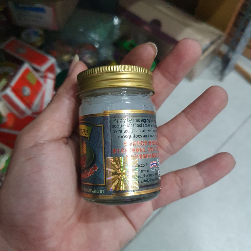 Dầu cù là cánh buồm Trắng Bạc Hà - Hủ thủy tinh 50gr