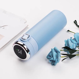 Bình giữ nhiệt PASTEL-2  hiển thị nhiệt độ, không đổ mồ hôi, trống tràn (4 màu)