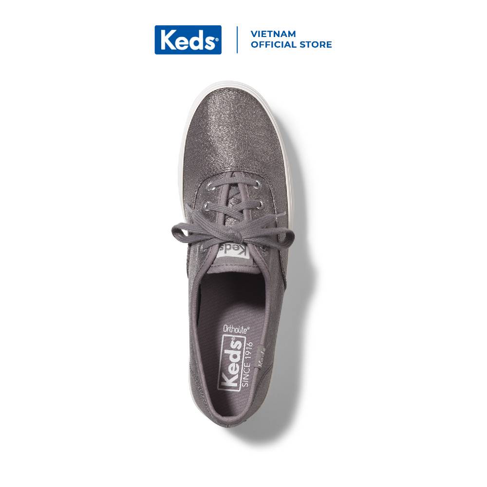 Giày Keds Nữ - Triple Lurex Gunmetal - KD057292