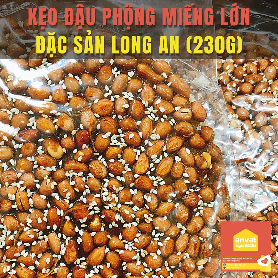 KẸO ĐẬU PHỘNG MIẾNG 230G - ĐẶC SẢN LONG AN | BigBuy360 - bigbuy360.vn