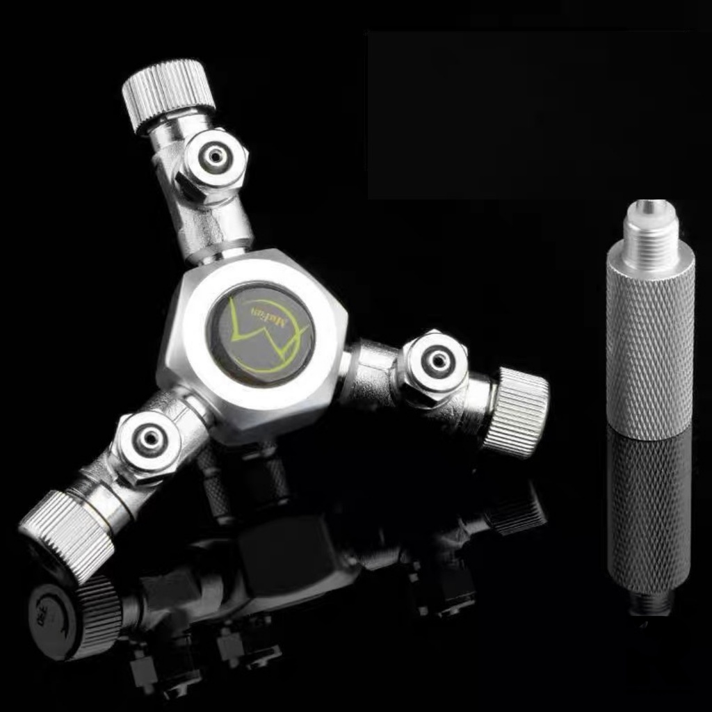 Van Chia 3 CO2 Mufan | Van Tinh Chỉnh CO2 Ra 3 Đầu Cho Hồ Cá Thủy Sinh