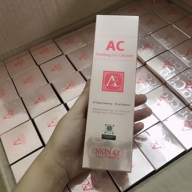 Sữa Rửa Mặt AC Sensitive Gel Cleanser SKINAZ HÀN QUỐC