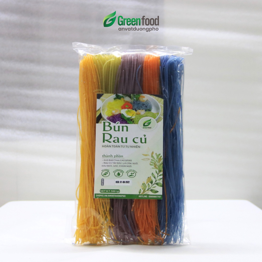 Bún khô rau củ GreenFood hương vị Tây Bắc cho người ăn kiêng, giảm cân