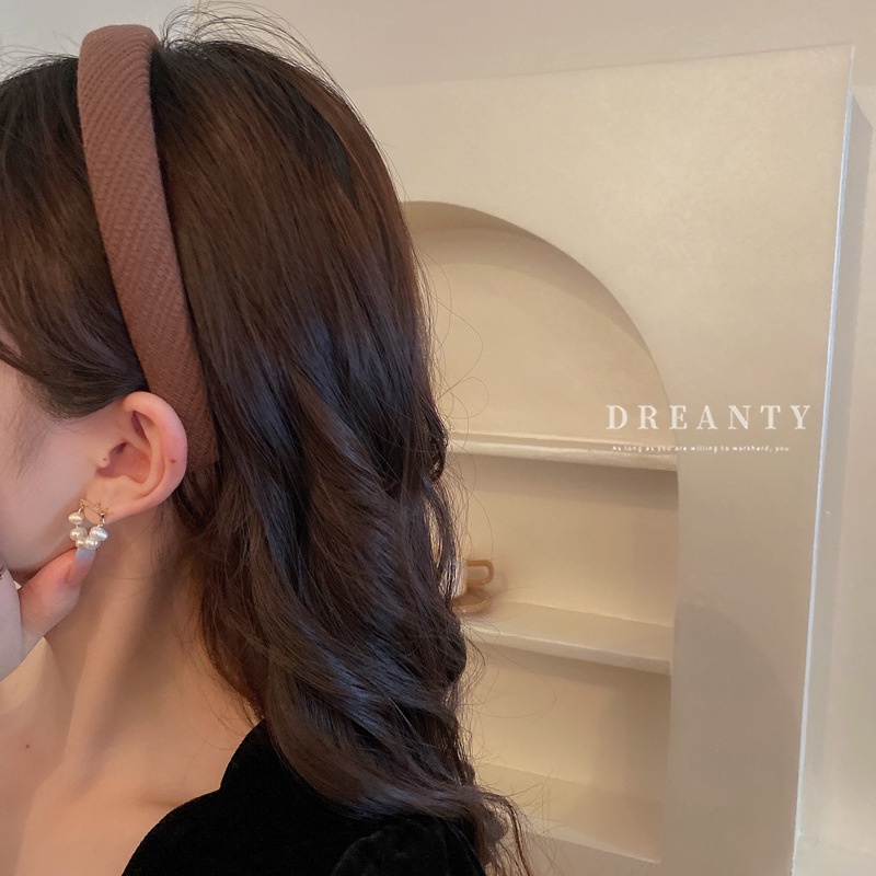 Dongdaemun Băng Đô Dệt Kim Đơn Giản Khí Chất Cao Hình Đầu Lâu Cá Tính ins Cao Cấp @ -