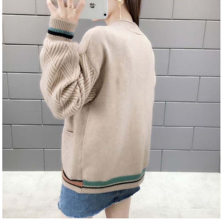 Áo len cardigan nữ dệt kim,áo khoác nữ