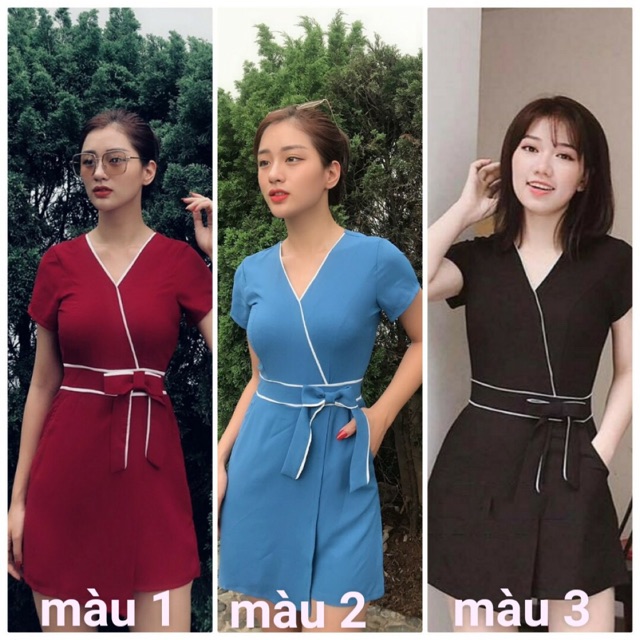 ☘️☘️ ☘️☘️☘️Đảm bảo e JUM lại làm mưa làm gió ah 😍😍😍 Kiểu dáng vừa chanh xả vừa sành điệu, chiếc nơ nhỏ ngang eo cực đ