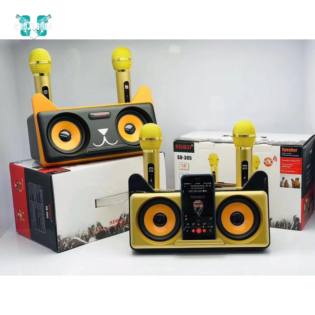 Loa Bluetooth Tai Mèo SD-305 Plus SD305. Âm thanh cực ấm, cực hay + 12 Tháng BH