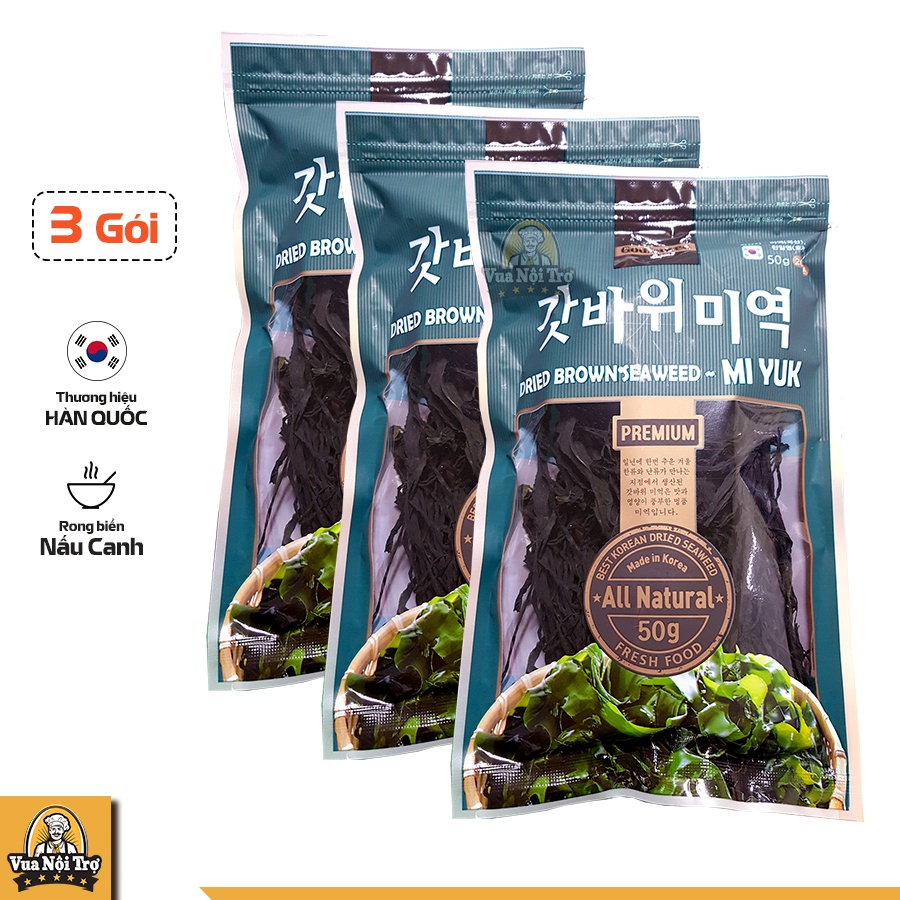 Combo 3 Gói Tảo Nấu Canh, Rong biển nấu canh Mi Yuk