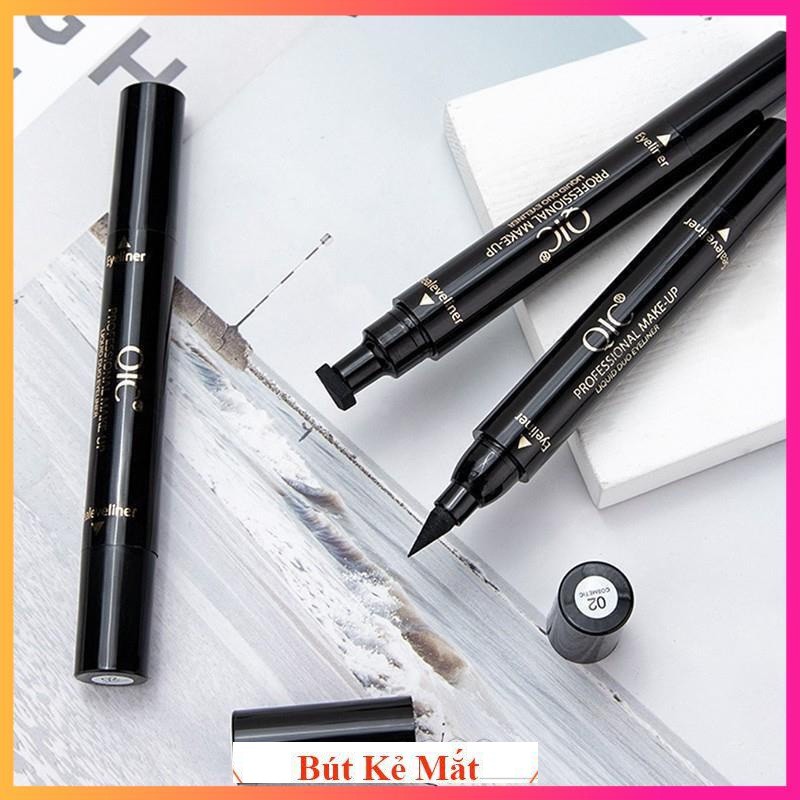 Bút kẻ mắt mèo tạo đuôi siêu hot QIC Liquid Duo Eyeliner HT2