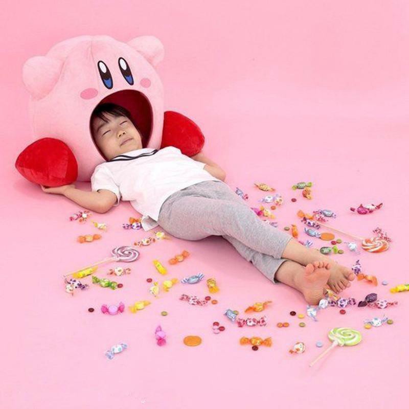 Gối Ôm Mềm Hình Kirby Đáng Yêu