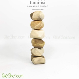 Bộ khối gỗ cân bằng Tumi-isi màu gỗ tự nhiên