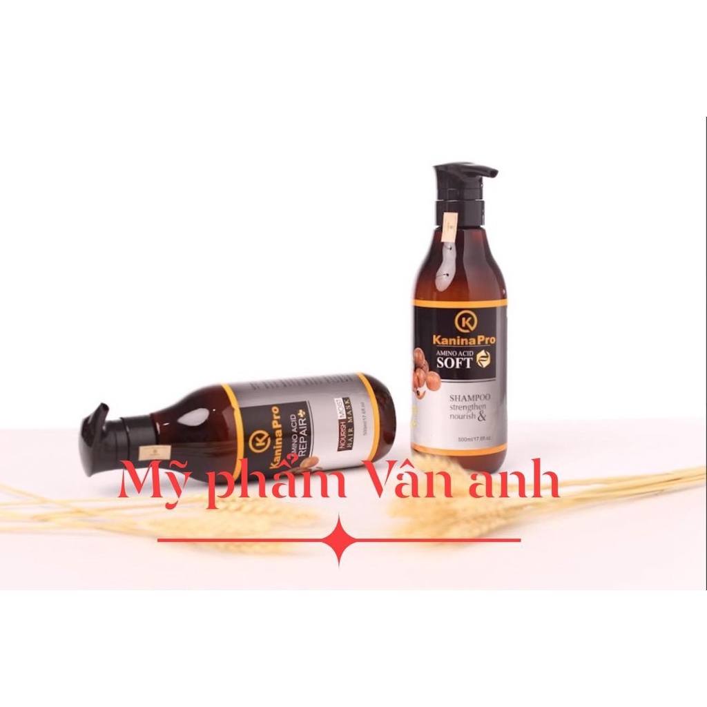 Dầu gội cặp KANINA PRO oganic siêu mềm mượt siêu phục hồi ngăn rụng tóc - myphamvananh