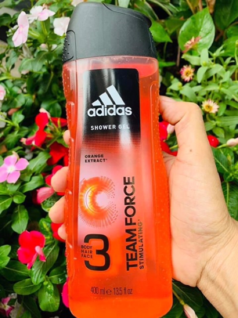 Sữa tắm gội, rửa mặt 3 in 1 Adidas Men's Ice