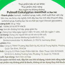 Zuckerfei Pulmoll Beerenmix Lozenges  Hộp 50g / KẸO PULMOLL / PUL MOL / VIÊN NGẬM ĐỨC PULMOLL MÀU ĐỎ