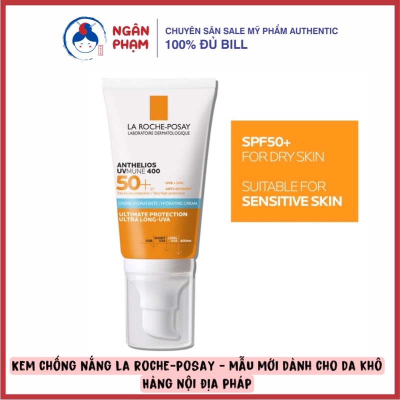 Kem Chống Nắng La Roche-Posay Hydrating Dành Cho Da Khô