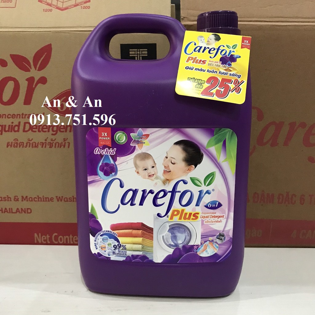 Nước giặt xả đậm đặc carefor 5000ml công nghệ thái lan - ảnh sản phẩm 3