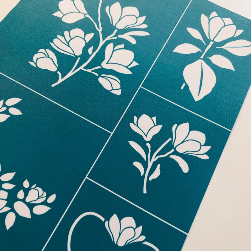 Vải Lưới Tự Dính In Hoa Blala Tự Dính Dùng Làm Gối / Túi Xách DIY