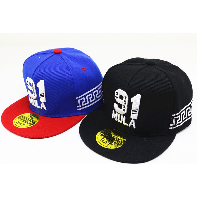 Mũ Lưỡi Trai Họa Tiết Thêu Số 91 Thời Trang Dành Cho Bé Trai 2-8 Tuổi